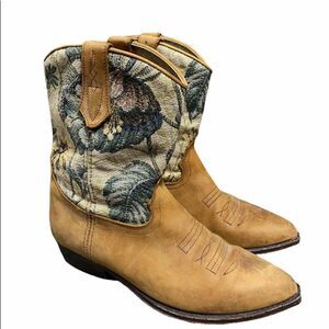 Seychelles Tan Leather Western Pointed Toe Boot Size 6